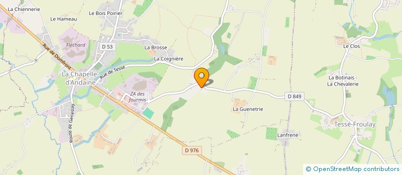 localisation de l'entreprise MONSIEUR ANDRE LIGNE à RIVES D'ANDAINE