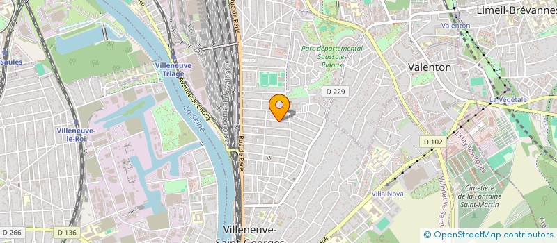 localisation de l'entreprise MONSIEUR ANDRE LIMA DANEZINE  VILLENEUVE-SAINT-GEORGES