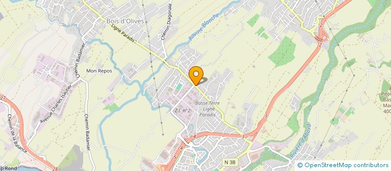 localisation de l'entreprise MONSIEUR ANDRE LIN KWANG  SAINT-PIERRE