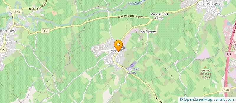 localisation de l'entreprise MONSIEUR ANDRE LLAURO  PASSA