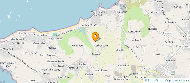 localisation de l'entreprise MONSIEUR ANDRE LOAEC  KERLOUAN