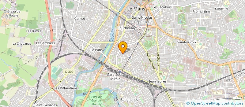 localisation de l'entreprise MONSIEUR ANDRE LOCHELONGUE à LE MANS