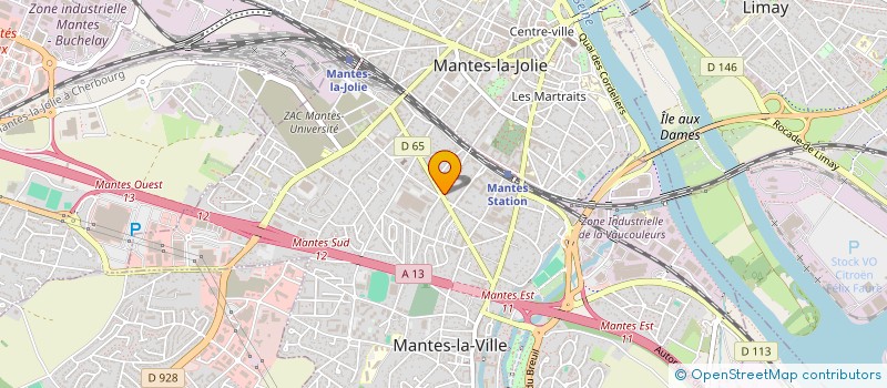 localisation de l'entreprise MONSIEUR ANDRE LOOZ à MANTES-LA-VILLE