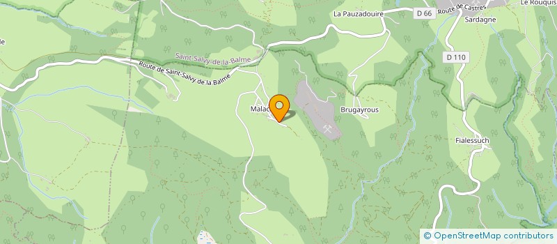 localisation de l'entreprise MONSIEUR ANDRE LOPEZ  NOAILHAC