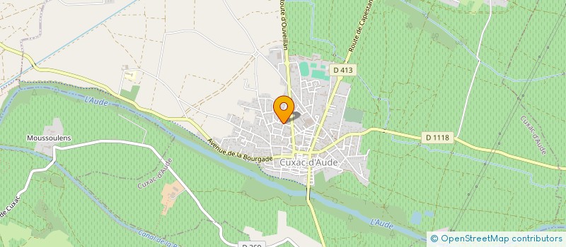 localisation de l'entreprise MONSIEUR ANDRE LORENTE  CUXAC-D'AUDE
