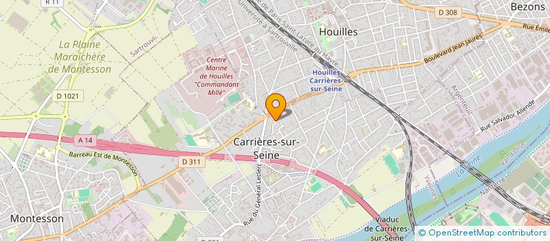 localisation de l'entreprise MONSIEUR ANDRE LORGERE à CARRIERES-SUR-SEINE