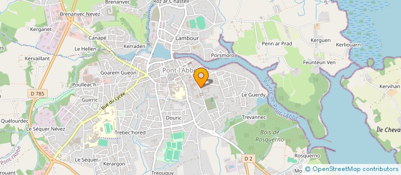 localisation de l'entreprise MONSIEUR ANDRE LOSQUIN  LOCTUDY