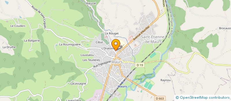 localisation de l'entreprise MONSIEUR ANDRE LOUDIERES à MAURS
