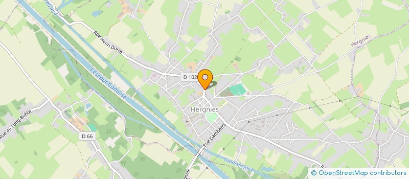 localisation de l'entreprise MONSIEUR ANDRE LOUIS DE LA BRUYERE  HERGNIES