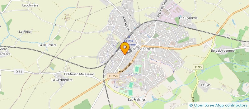 localisation de l'entreprise MONSIEUR ANDRE LOUVART à SAINTE-PAZANNE