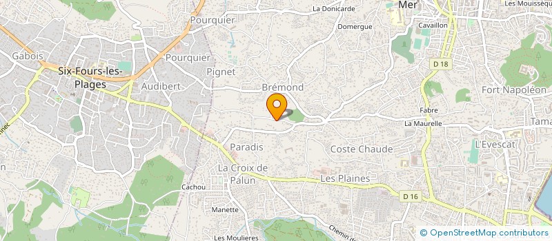 localisation de l'entreprise MONSIEUR ANDRE LUBONIS  LA SEYNE-SUR-MER