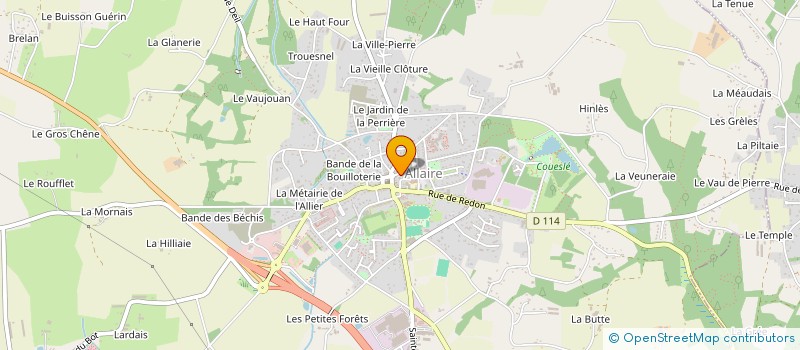 localisation de l'entreprise MONSIEUR ANDRE LUCAS à ALLAIRE