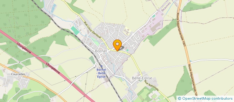 localisation de l'entreprise MONSIEUR ANDRE LUDIVION  BORNEL