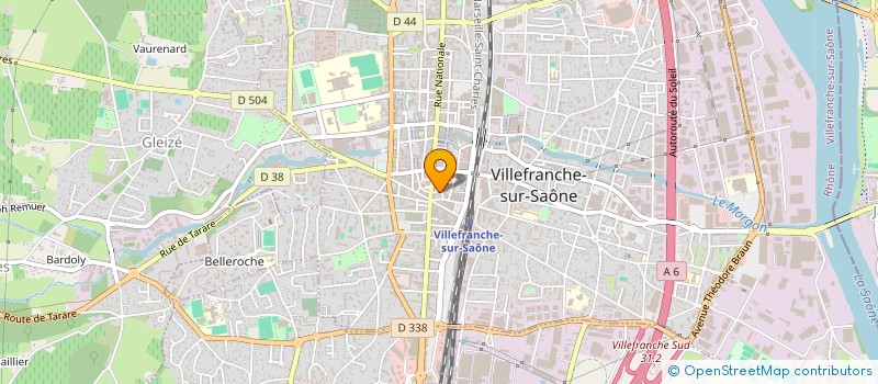 localisation de l'entreprise MONSIEUR ANDRE LUIS à VILLEFRANCHE-SUR-SAONE