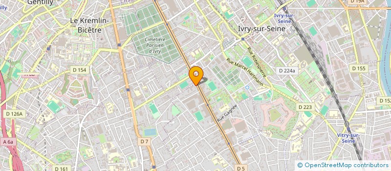 localisation de l'entreprise MONSIEUR ANDRE LUIS BATISTA à VITRY-SUR-SEINE