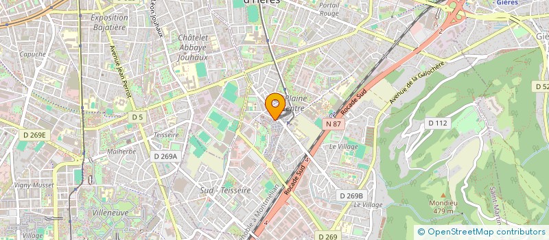 localisation de l'entreprise MONSIEUR ANDRE LUIZ DA SILVA  SAINT-MARTIN-D'HERES