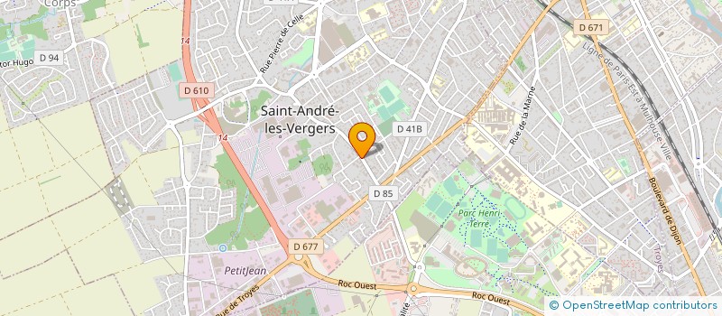 localisation de l'entreprise MONSIEUR ANDRE LUTEL  SAINT-ANDRE-LES-VERGERS