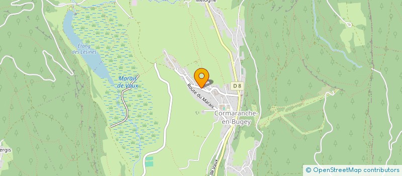 localisation de l'entreprise MONSIEUR ANDRE LYAUDET  PLATEAU D'HAUTEVILLE