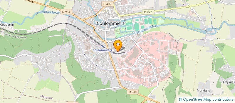 localisation de l'entreprise MONSIEUR ANDRE M'BONGUE MOUANGUE à COULOMMIERS