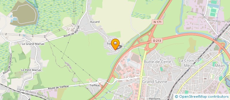 localisation de l'entreprise MONSIEUR ANDRE MACE  TRIGNAC