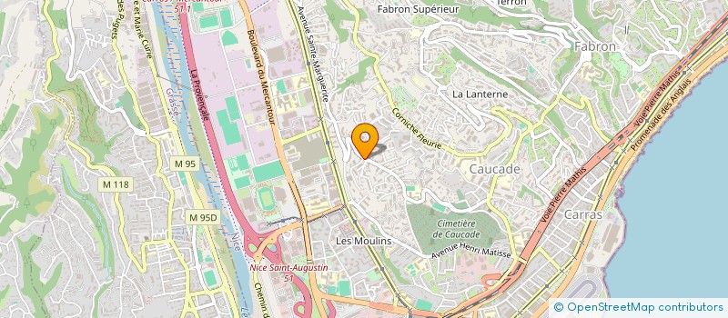 localisation de l'entreprise MONSIEUR ANDRE MACHADO à NICE