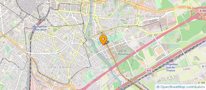 localisation de l'entreprise MONSIEUR ANDRE MAGINOT à MONTPELLIER