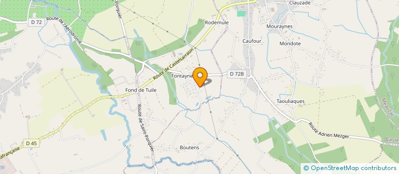 localisation de l'entreprise MONSIEUR ANDRE MAGNAC  LES BARTHES