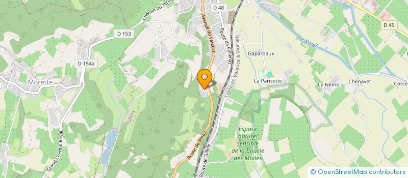 localisation de l'entreprise MONSIEUR ANDRE MAGNAT à TULLINS