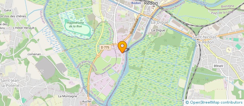 localisation de l'entreprise MONSIEUR ANDRE MAHE à REDON