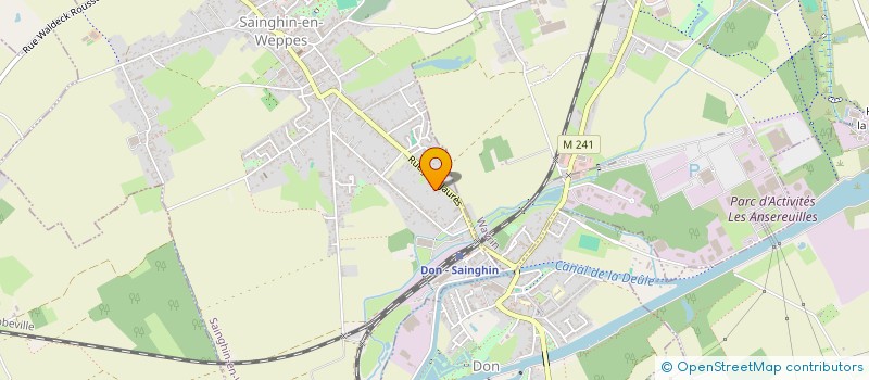 localisation de l'entreprise MONSIEUR ANDRE MAHIEZ à SAINGHIN-EN-WEPPES