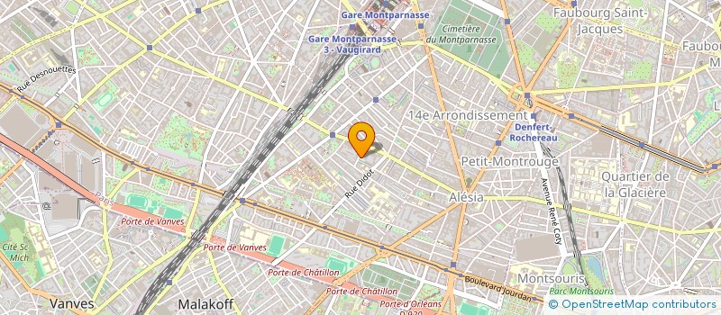 localisation de l'entreprise MONSIEUR ANDRE MAIGRET  PARIS