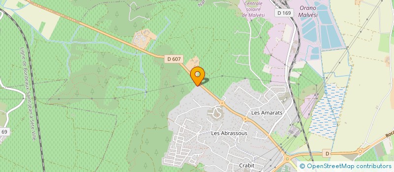 localisation de l'entreprise MONSIEUR ANDRE MAILHE  NARBONNE