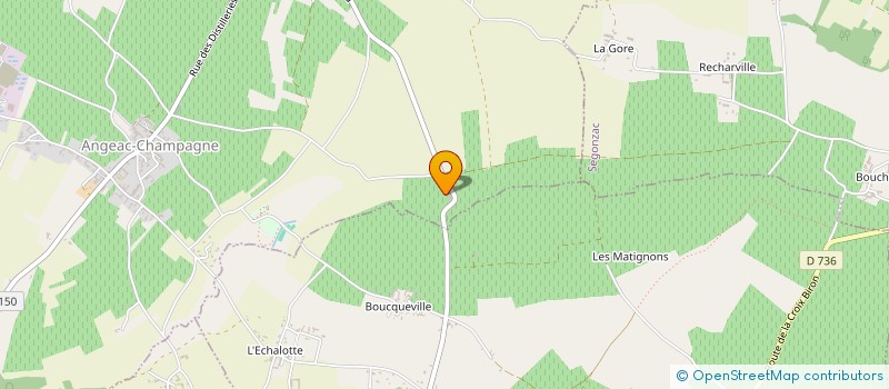 localisation de l'entreprise MONSIEUR ANDRE MAILLARD à ANGEAC-CHAMPAGNE