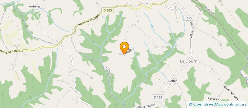 localisation de l'entreprise MONSIEUR ANDRE MAILLE  LE DOURN