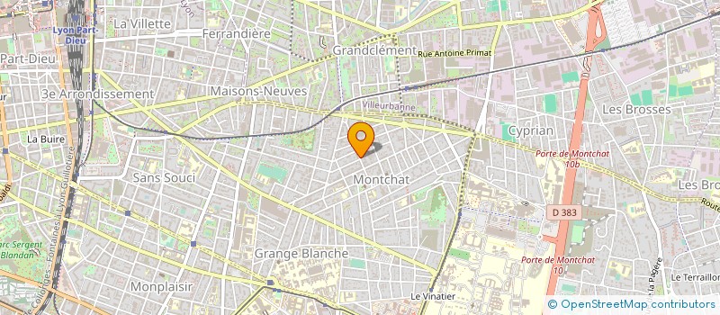 localisation de l'entreprise MONSIEUR ANDRE MAILLON à LYON