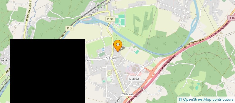 localisation de l'entreprise MONSIEUR ANDRE MAINVIAL  ST-VINCENT-DE-CONNEZAC