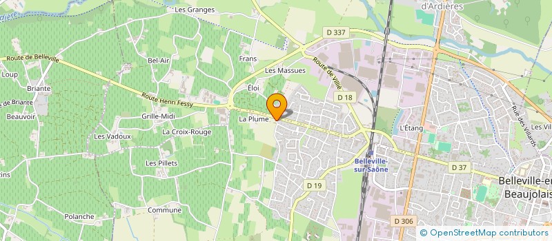 localisation de l'entreprise MONSIEUR ANDRE MAIRESSE à BELLEVILLE-EN-BEAUJOLAIS