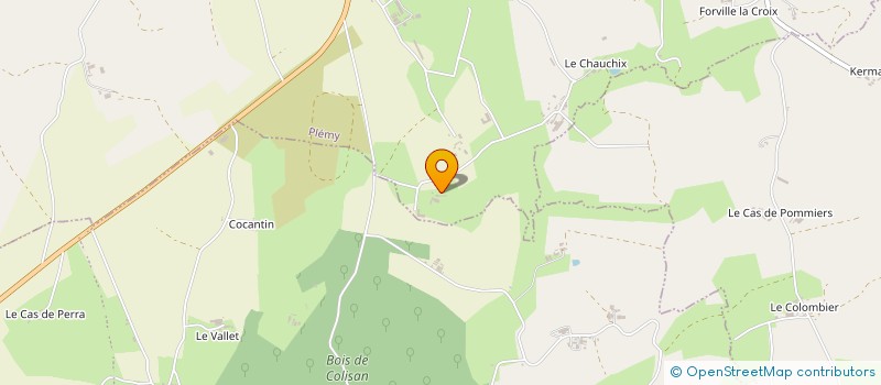 localisation de l'entreprise MONSIEUR ANDRE MAITRALLAIN  PLEMY