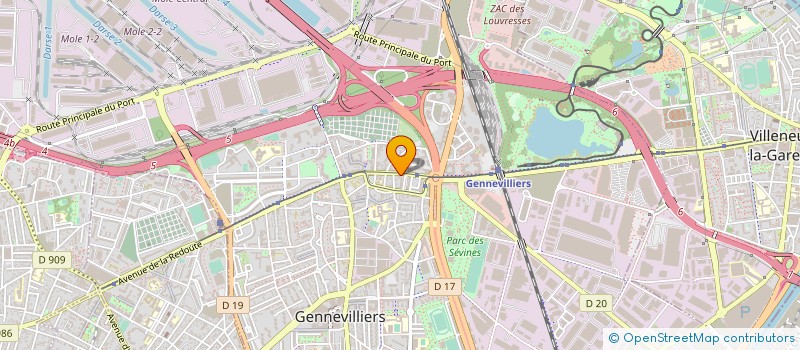 localisation de l'entreprise MONSIEUR ANDRE MALVA à GENNEVILLIERS