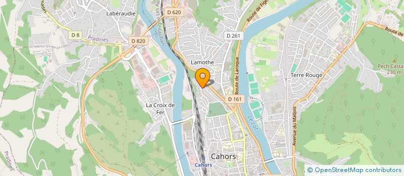 localisation de l'entreprise MONSIEUR ANDRE MAMALET à CAHORS