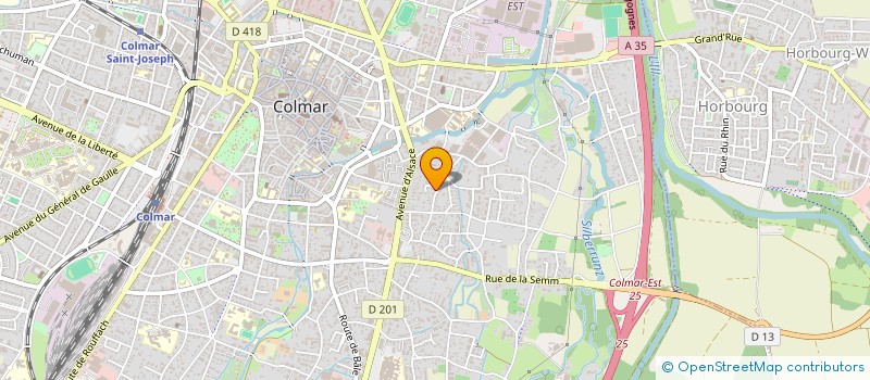 localisation de l'entreprise MONSIEUR ANDRE MANGIN  COLMAR