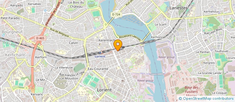 localisation de l'entreprise MONSIEUR ANDRE MANICO  LORIENT