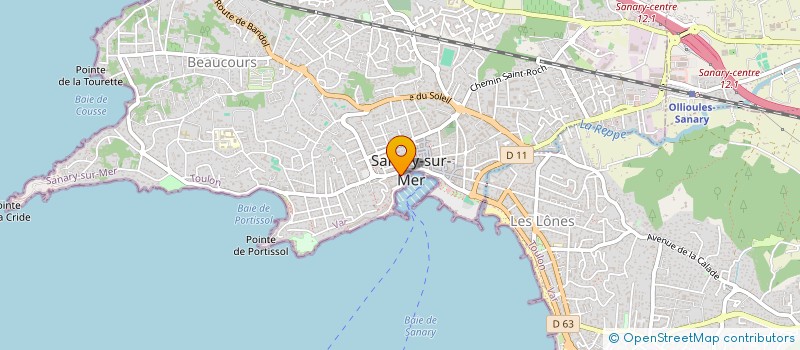 localisation de l'entreprise MONSIEUR ANDRE MANIVEL à SANARY-SUR-MER