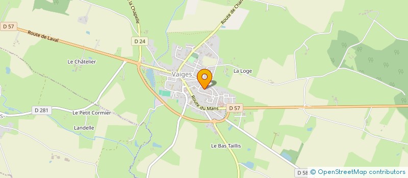 localisation de l'entreprise MONSIEUR ANDRE MARAQUIN  VAIGES