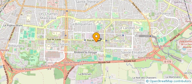 localisation de l'entreprise MONSIEUR ANDRE-MARC RENAULT  RENNES