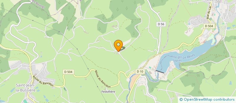 localisation de l'entreprise MONSIEUR ANDRE MARCHAND  SAINT-JEAN-LA-BUSSIERE