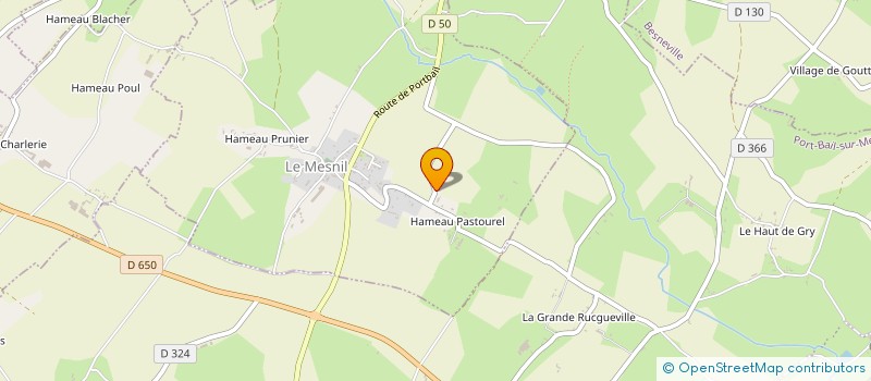 localisation de l'entreprise MONSIEUR ANDRE MARGUERIE  LE MESNIL