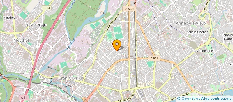 localisation de l'entreprise MONSIEUR ANDRE MARGUET à ANNECY