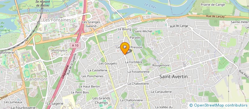 localisation de l'entreprise MONSIEUR ANDRE MARIA BOTAR  SAINT-AVERTIN