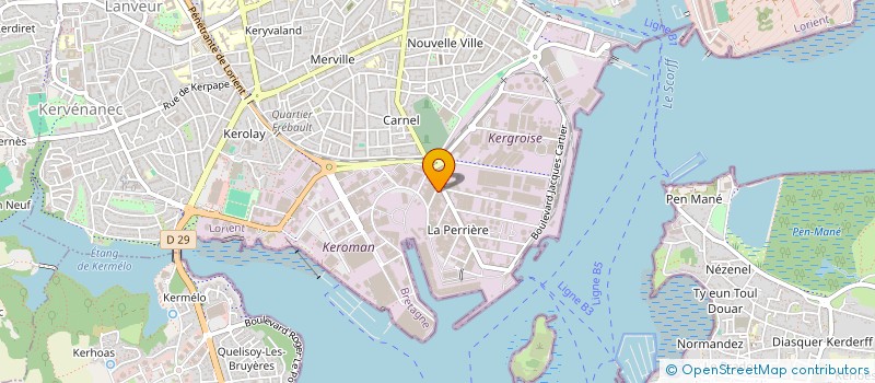 localisation de l'entreprise MONSIEUR ANDRE-MARIE PILLAUD à LORIENT